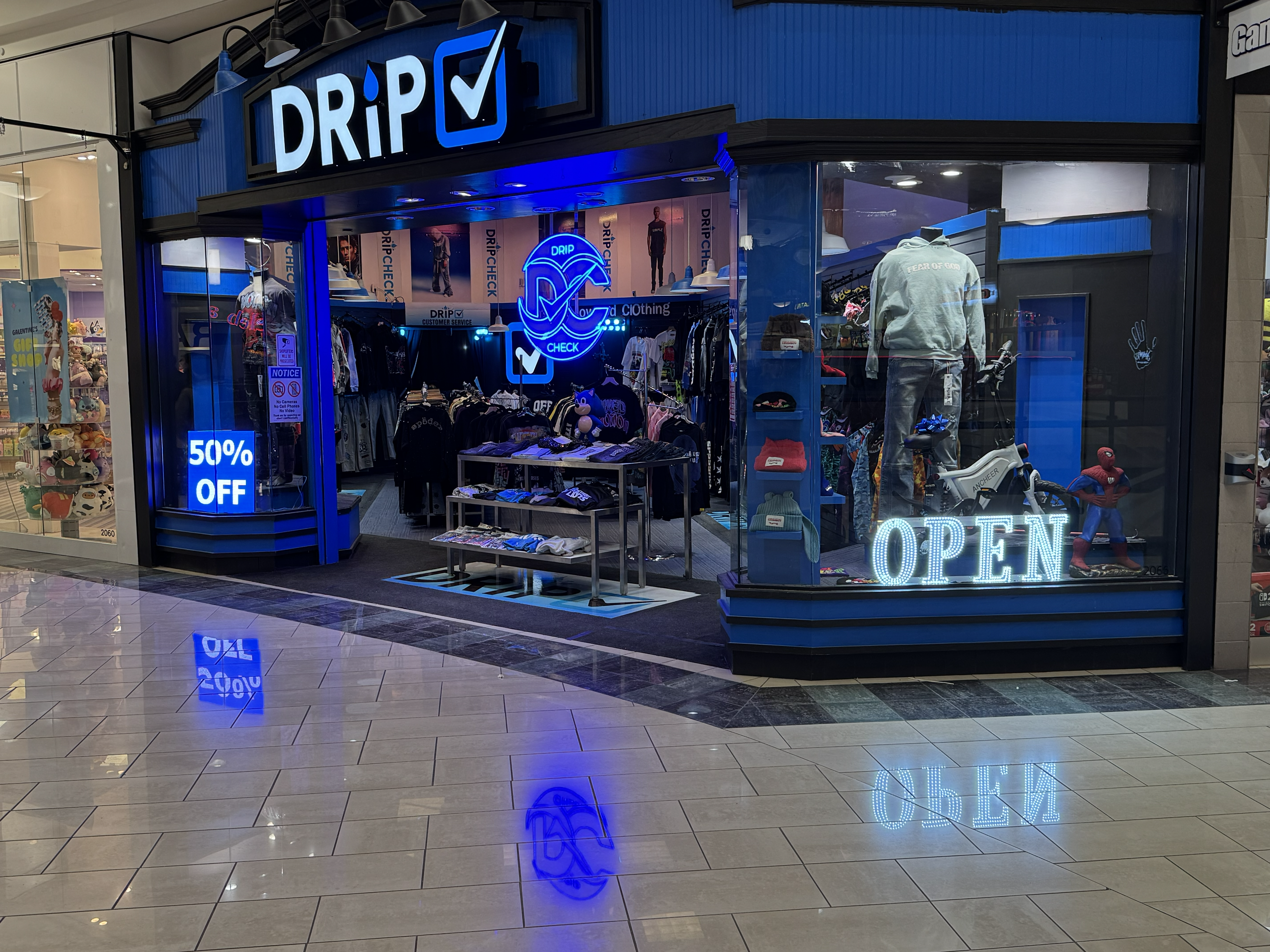 Drip Check storefront